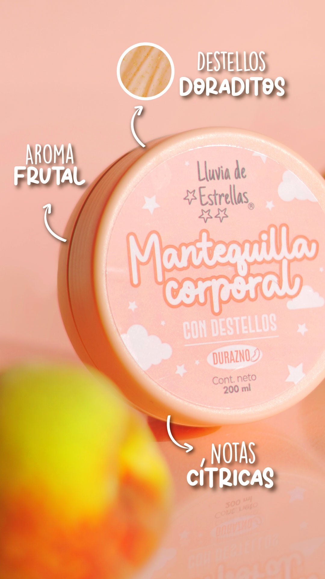 Mantequilla Corporal Durazno
