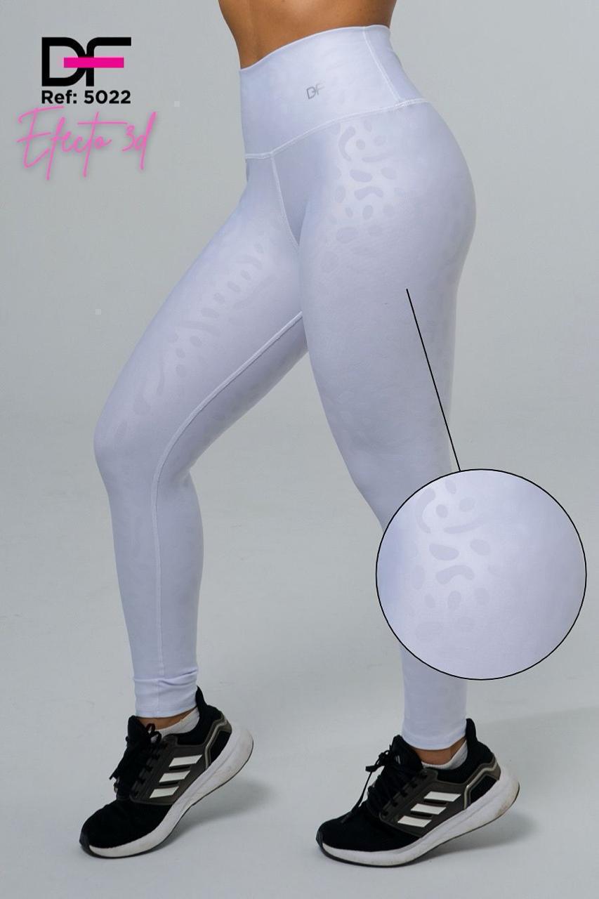LEGGINS 3D BLANCO