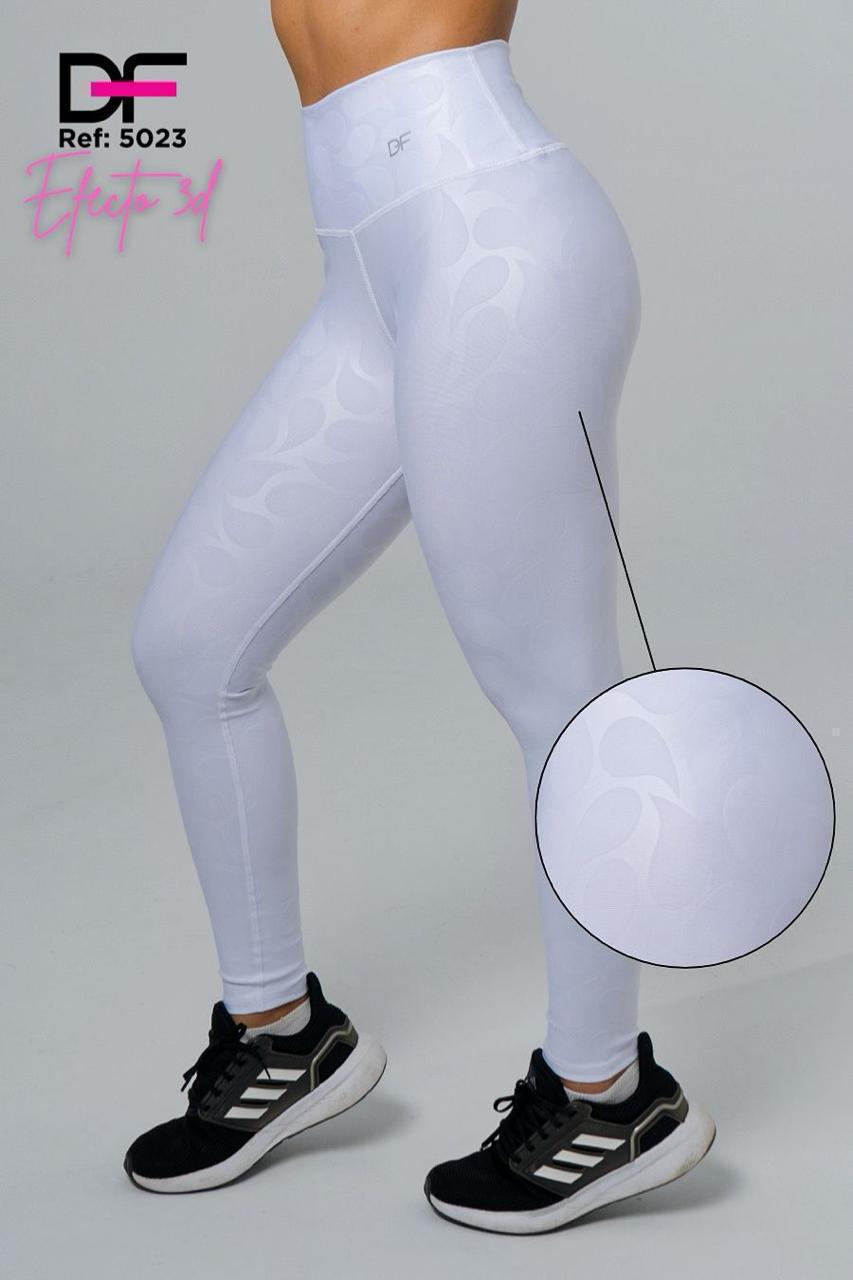 LEGGINS 3D BLANCO