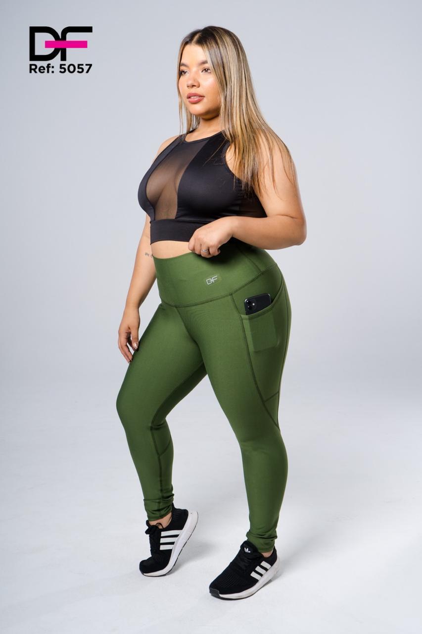 Leggins Unicolor Plus Bolsillo